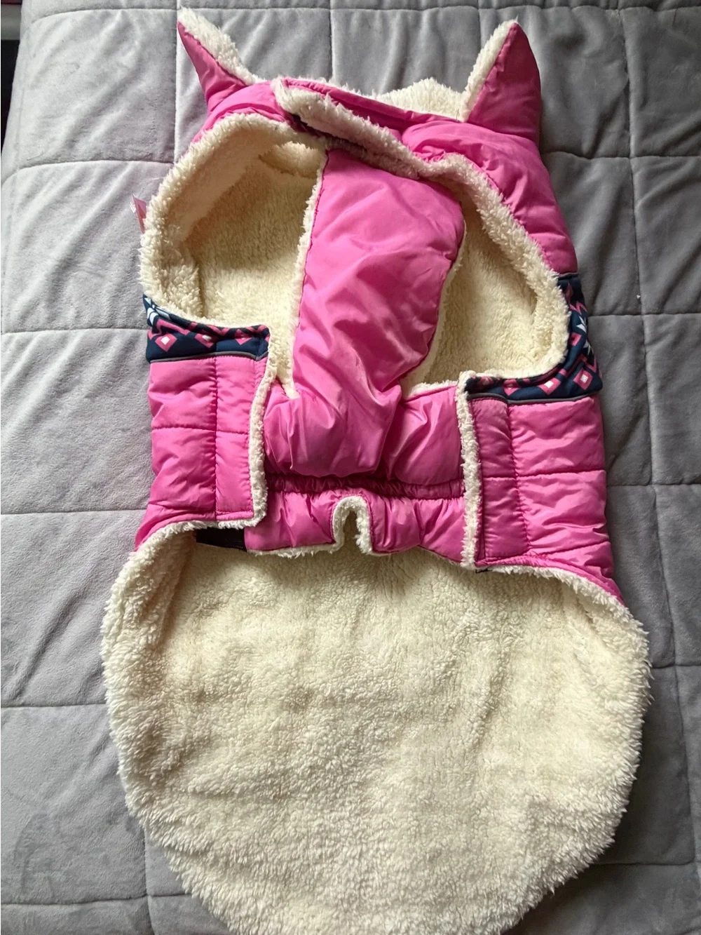 NWT Pink Fleece Dog Vest/Jacket XXL